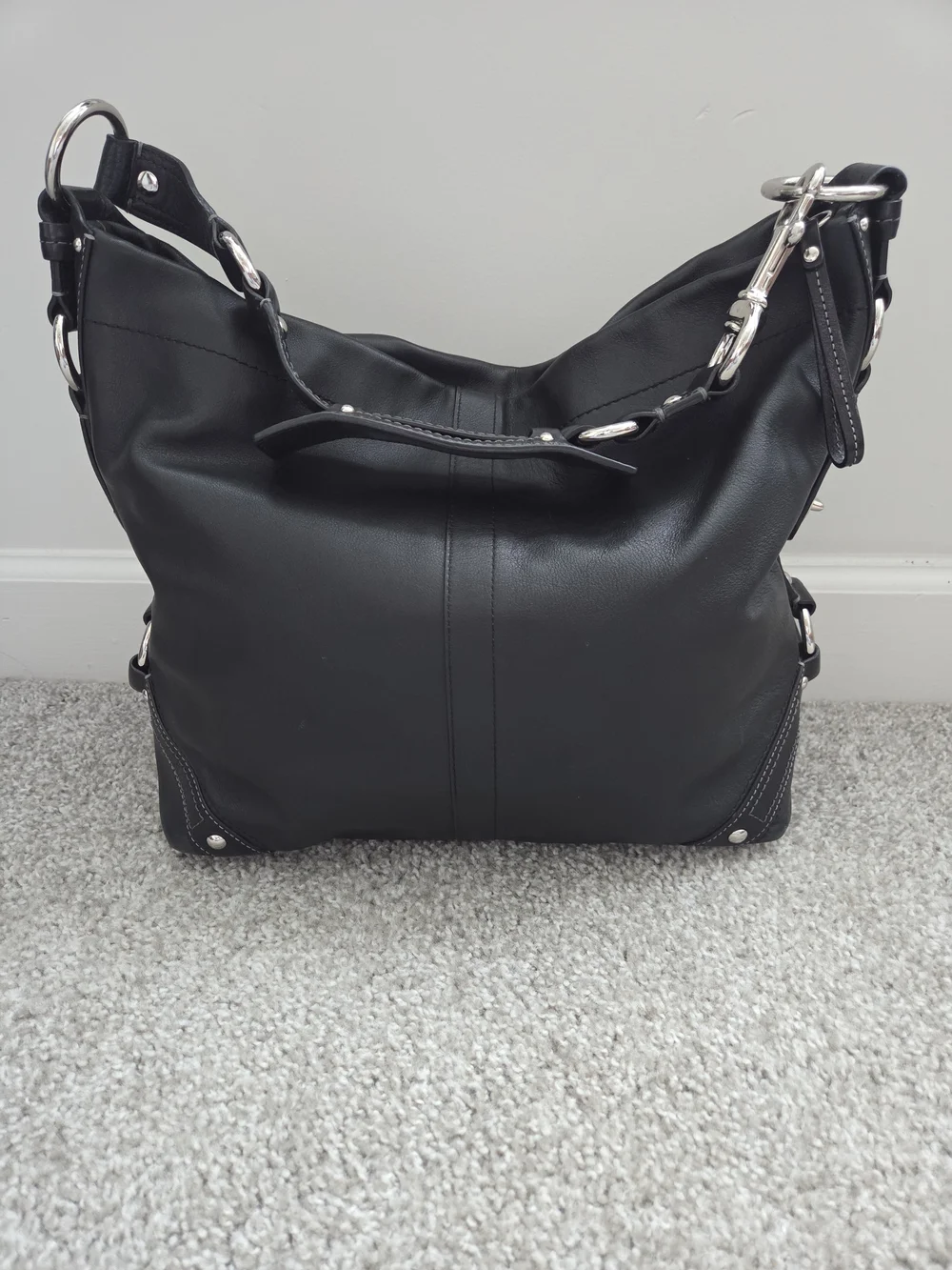 COACH black CARLY Bag